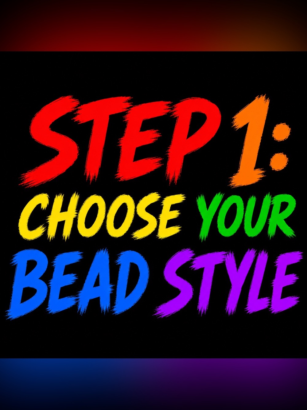 🌈STEP 1: CHOOSE YOUR BEAD STYLE festival rave kandi kids jewelry bundle kit